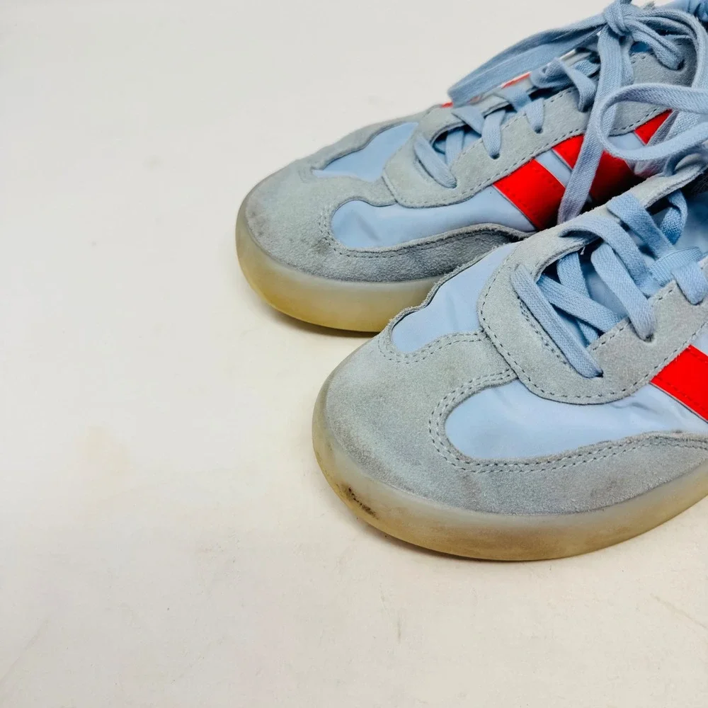 Adidas Gazelle Indoor Sneakers‎ Blue Red 7.5 Retro Sporty Athleisure Coastal